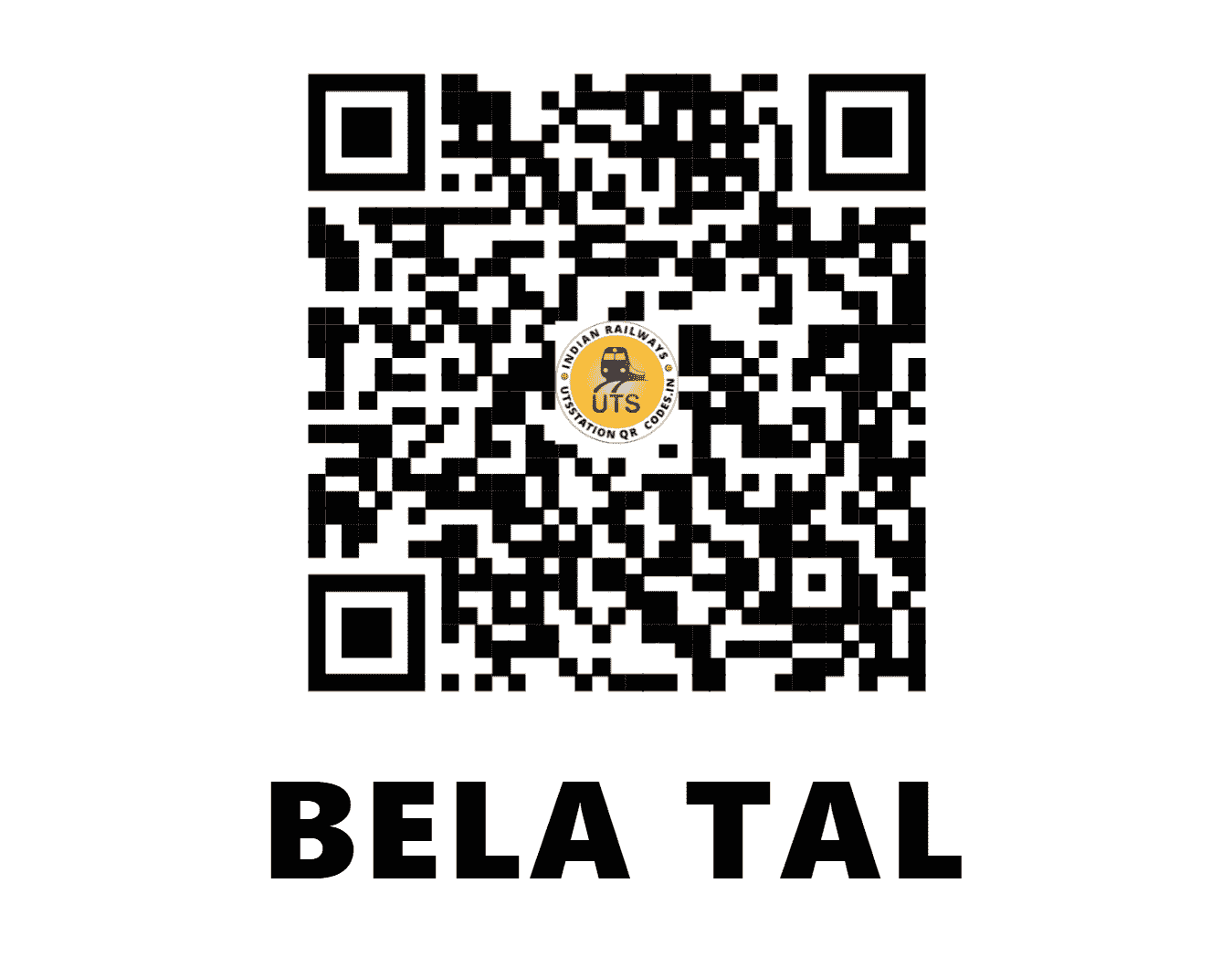 UTS QR Code for BELA TAL - BTX (NC - UTTAR PRADESH)